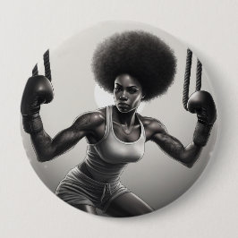 Chapa Redonda De 10 Cm badge girl boss