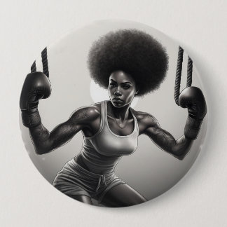 Chapa Redonda De 10 Cm badge girl boss