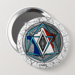 CHAPA REDONDA DE 10 CM BADGE RADIO