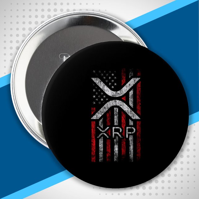 Chapa Redonda De 10 Cm Bandera Americana - Criptodivisa de cifrado XRP (Subido por el creador)
