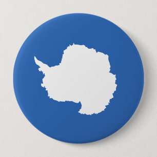 Chapa Redonda De 10 Cm Bandera antártica