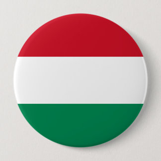 Chapa Redonda De 10 Cm Bandera civil Hungría, Hungría