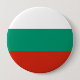 Chapa Redonda De 10 Cm Bandera de Bulgaria