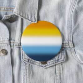 Chapa Redonda De 10 Cm Bandera de orgullo AroAce con gradiente – Colorida