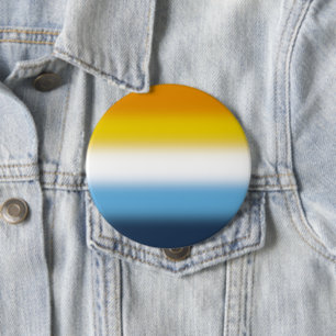 Chapa Redonda De 10 Cm Bandera de orgullo AroAce con gradiente – Colorida