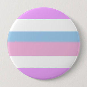 Chapa Redonda De 10 Cm Bandera del Orgullo Intersexual