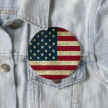 Chapa Redonda De 10 Cm Bandera estadounidense<br><div class="desc">Forma: Botón redondo Con los botones personalizado de Zazzle se puede hacer más que simplemente expresar una opinión política. Podrás expresar lo que quieras, pues puedes añadir tus propios diseños, imágenes o texto. ¡Empieza a crear un asombroso estilo hoy! Disponible en 5 tamaños de 1, 25" a 6" de diámetro...</div>