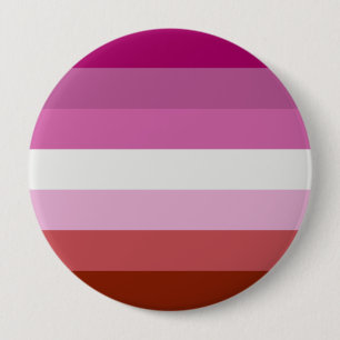Chapa Redonda De 10 Cm Bandera lesbiana