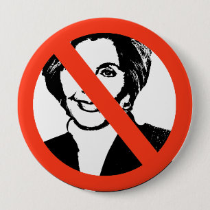 Chapa Redonda De 10 Cm Barbara Boxer