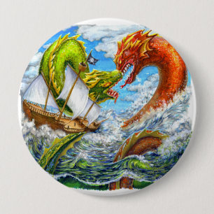 Chapa Redonda De 10 Cm Batalla marítima