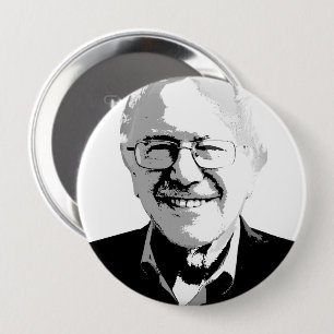 Chapa Redonda De 10 Cm Bernie Sanders