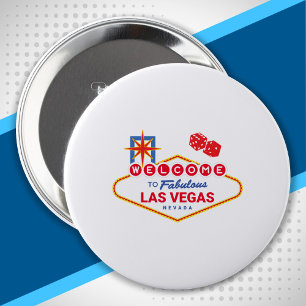 Chapa Redonda De 10 Cm Bienvenidos Al Fabuloso Viaje De Las Vegas