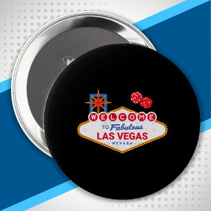 Chapa Redonda De 10 Cm Bienvenidos Al Fabuloso Viaje De Las Vegas