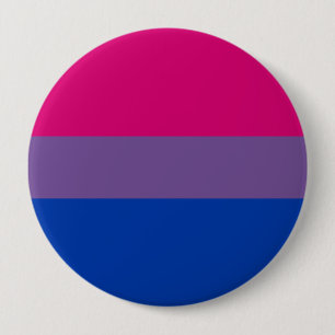 Chapa Redonda De 10 Cm Bisexual Pride Flag