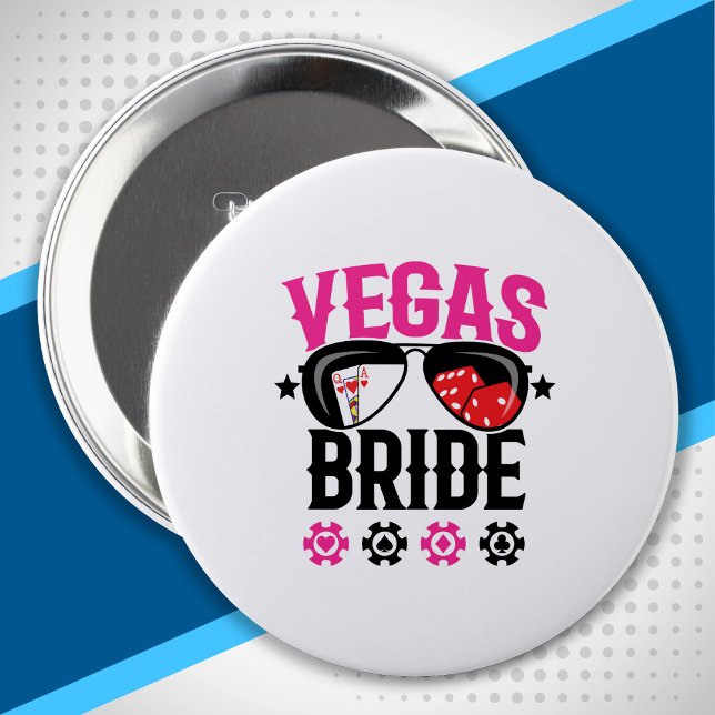 Chapa Redonda De 10 Cm Boda de Las Vegas - Novia (Subido por el creador)