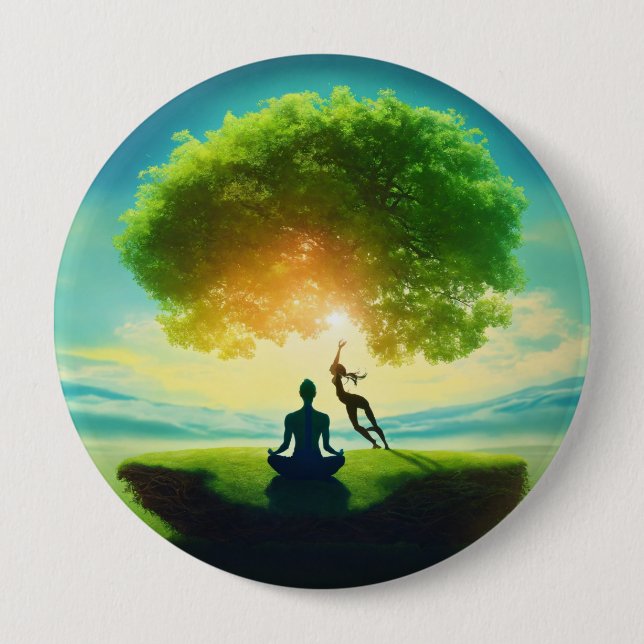 Chapa Redonda De 10 Cm Botones de camiseta (Anverso)