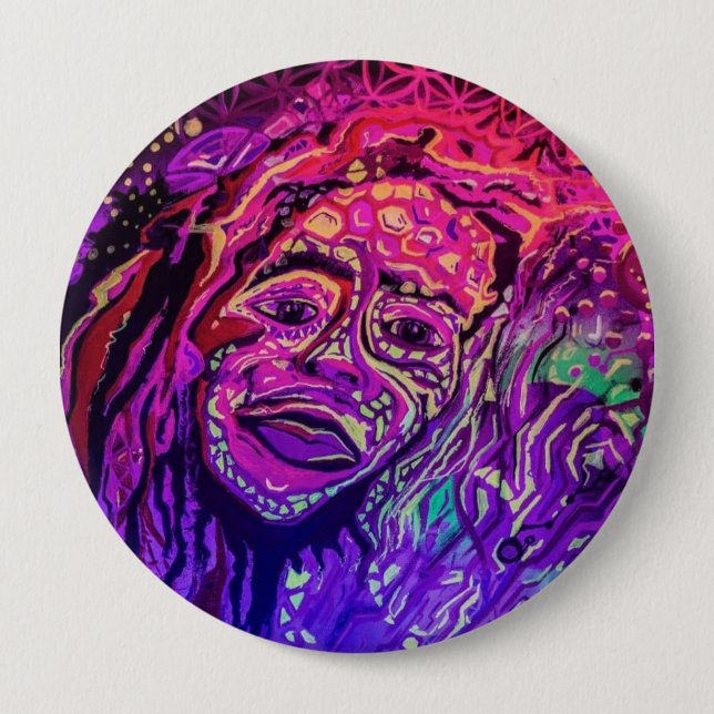 Chapa Redonda De 10 Cm Botones de HooperVisual (Anverso)