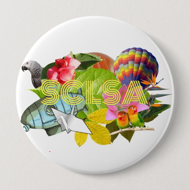 Chapa Redonda De 10 Cm Botones de SCLSA (Anverso)