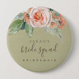 CHAPA REDONDA DE 10 CM BRIDE BRIDESMAID BRIDESMAID