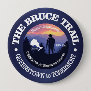 Chapa Redonda De 10 Cm Bruce Trail (rd2)