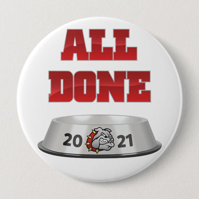 Chapa Redonda De 10 Cm Bulldoges Mason #7 (Anverso)