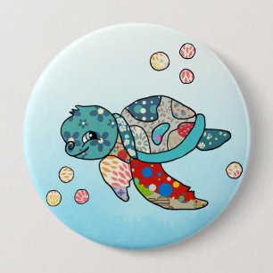 Chapa Redonda De 10 Cm bunte Wasserspukröte