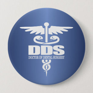 Chapa Redonda De 10 Cm Caduceus DDS