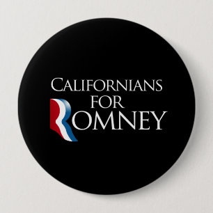 Chapa Redonda De 10 Cm Californians for Romney-.png