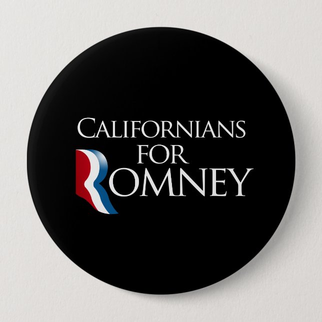 Chapa Redonda De 10 Cm Californians para Romney-.png (Anverso)