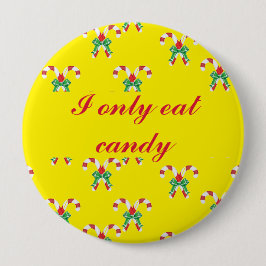 Chapa Redonda De 10 Cm Cañones de golosinas y cinta de correr