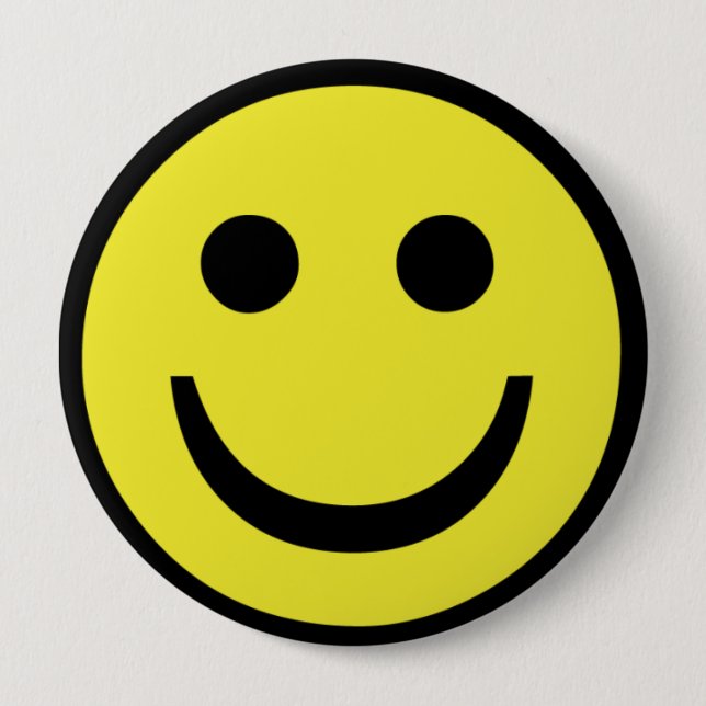 Chapa Redonda De 10 Cm cara retro (Anverso)