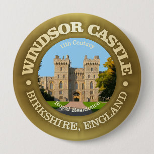 Chapa Redonda De 10 Cm Castillo de Windsor