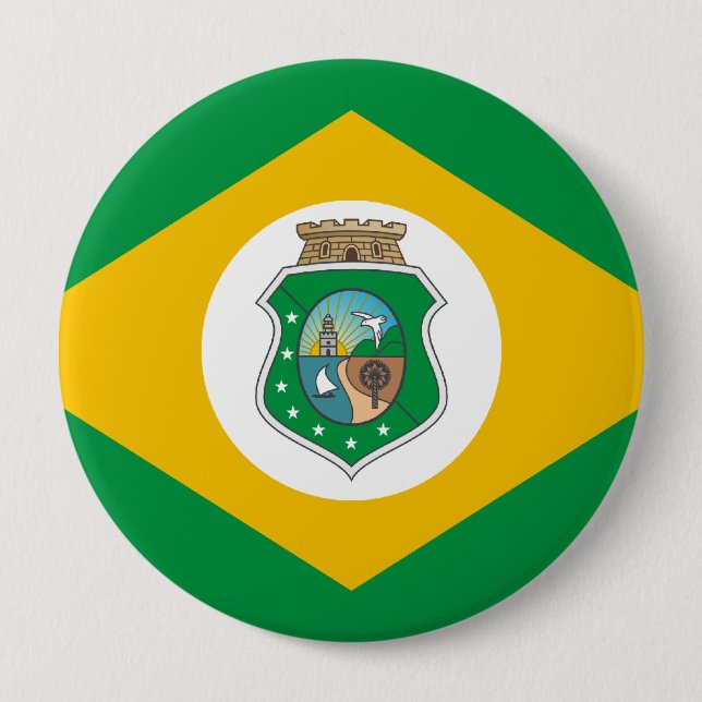 Chapa Redonda De 10 Cm Ceara, el Brasil (Anverso)