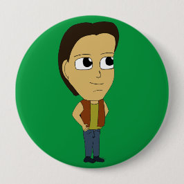 Chapa Redonda De 10 Cm chibi