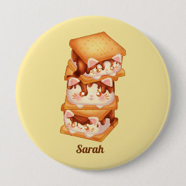 Chapa Redonda De 10 Cm Chocolate S'more