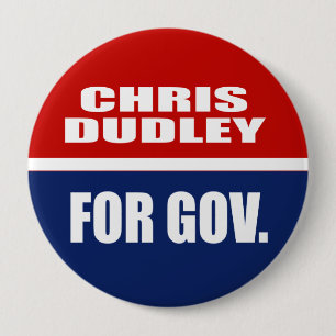 CHAPA REDONDA DE 10 CM CHRIS DUDLEY PARA EL GOBERNADOR