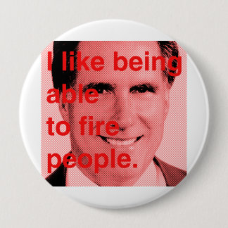 Chapa Redonda De 10 Cm Cita de Romney - tengo gusto de poder encender a