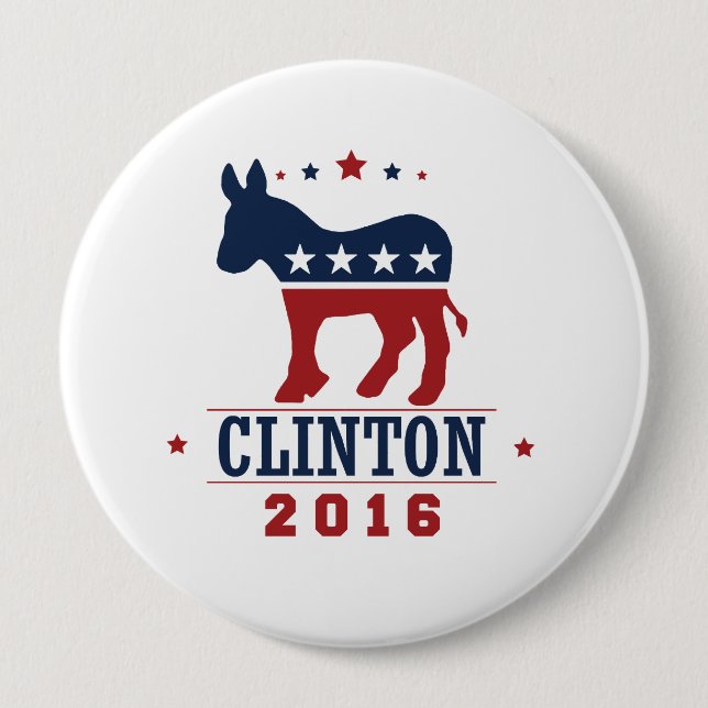 CHAPA REDONDA DE 10 CM CLINTON 2016 ROCKWELL - .PNG (Anverso)