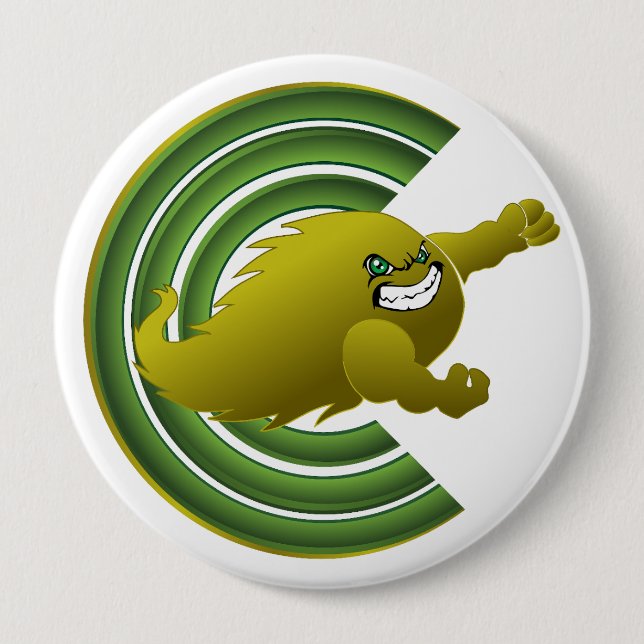 Chapa Redonda De 10 Cm Cometas de Coloma #2 (Anverso)