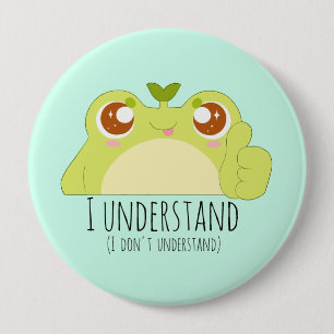 Chapa Redonda De 10 Cm Comprender la rata verde