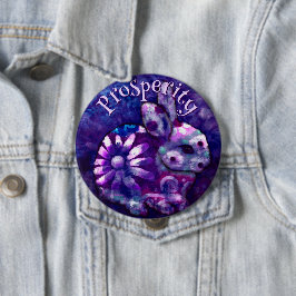Chapa Redonda De 10 Cm Conejo de Floral Caprichoso Personalizado