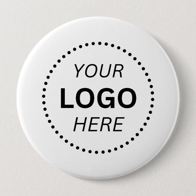 Chapa Redonda De 10 Cm Create Your Own Custom Logo Design 4'' Round (Anverso)