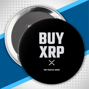 Chapa Redonda De 10 Cm Cripto XRP - Criptodivisa XRP - Comprar XRP - XRP