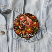 Crisantemo floral de caballos de otoño personaliza