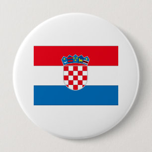 Chapa Redonda De 10 Cm Croacia