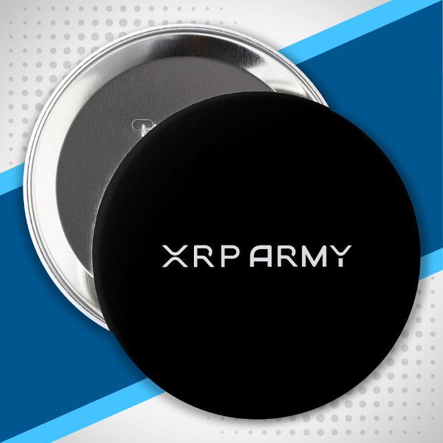 Chapa Redonda De 10 Cm Cryptocurrency Meme XRP Crypto del ejército (Subido por el creador)