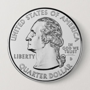 Chapa Redonda De 10 Cm Cuarto