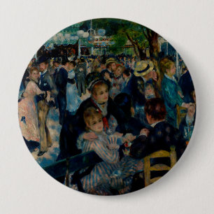 Chapa Redonda De 10 Cm Danza en Le Moulin de la Galette - Auguste Renoir