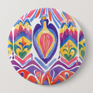 Chapa Redonda De 10 Cm decoración tradicional rumana