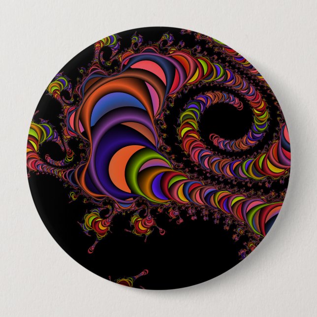 Chapa Redonda De 10 Cm Digitalwurm (Anverso)